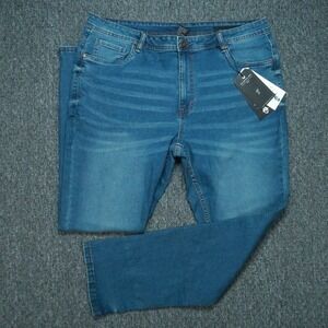 The Perfect Jean Jeans Men 40x32 Blue Slim Fit Medium Wash Whiskered NWT‎